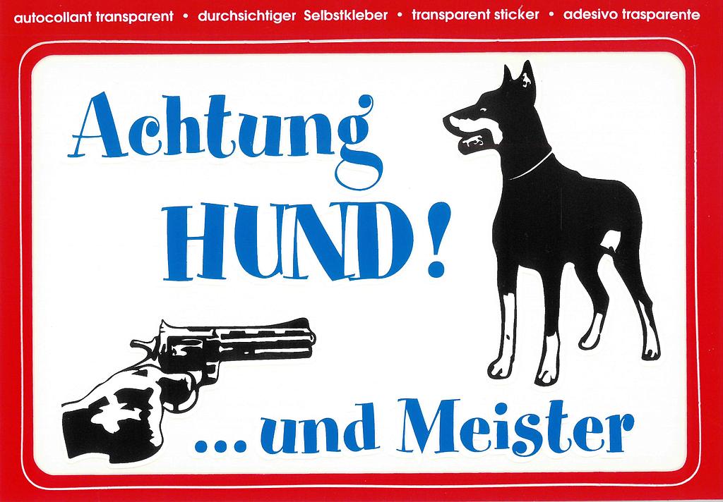 Postcards SK 484 Achtung HUND! ...und Meister