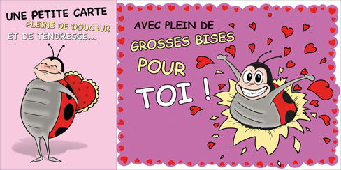 Carte "Amour, Amitié"