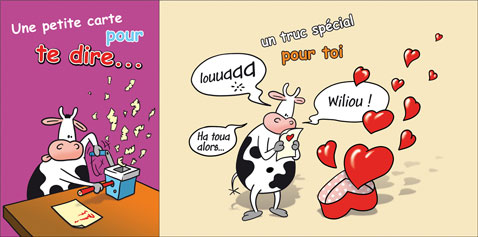 Carte "Amour, Amitié"